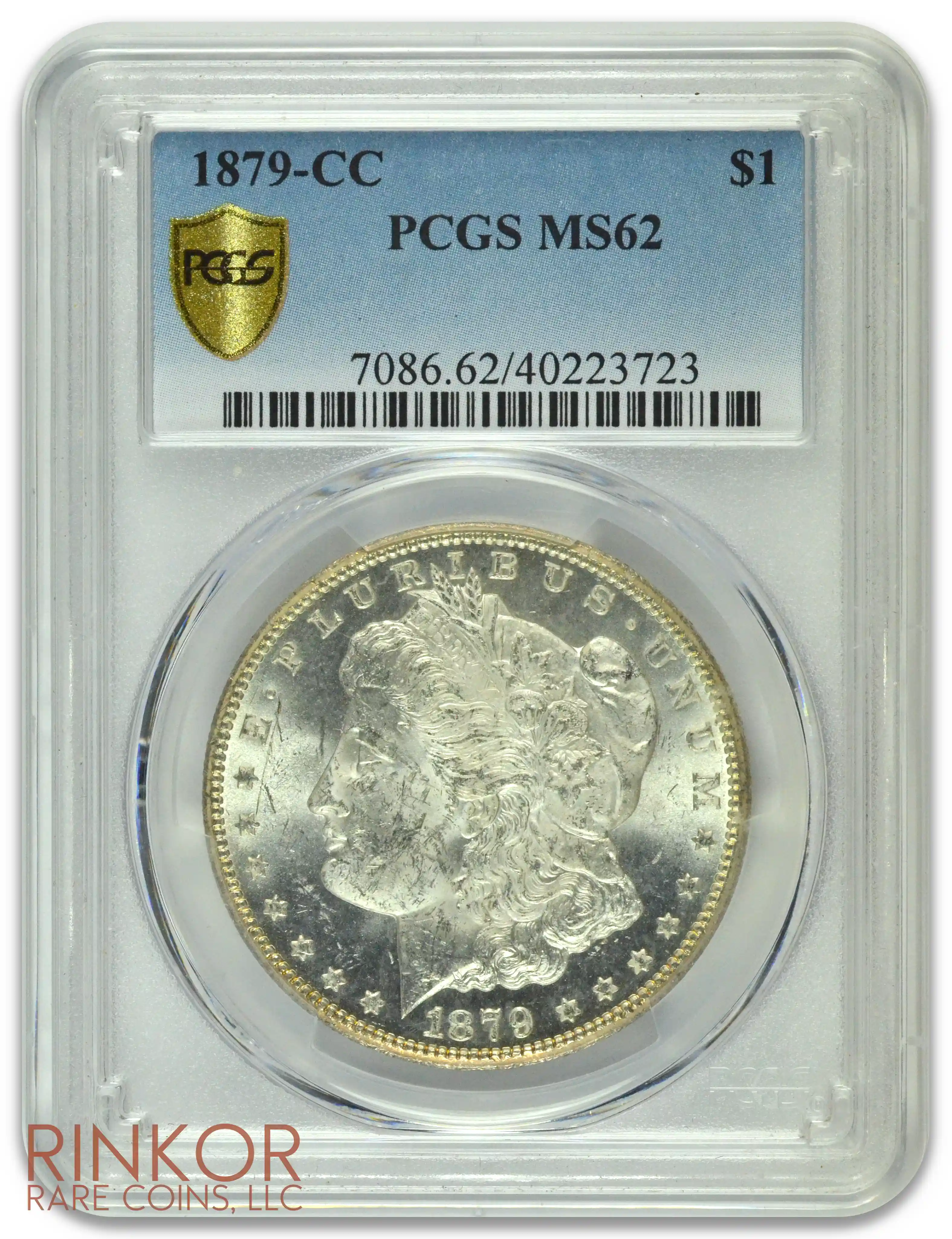 1879-CC $1 PCGS MS 62