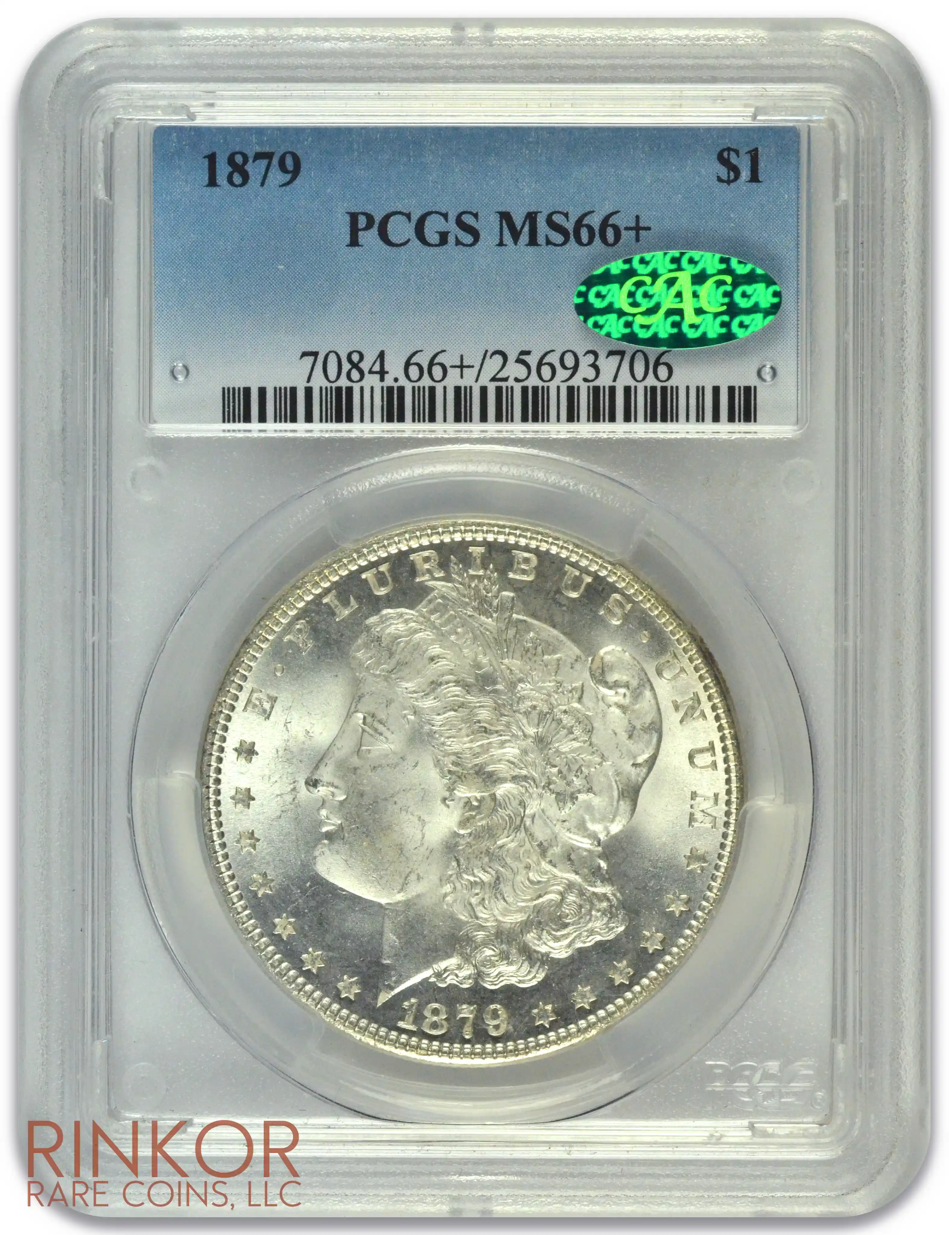 1879 $1 PCGS MS 66+ CAC