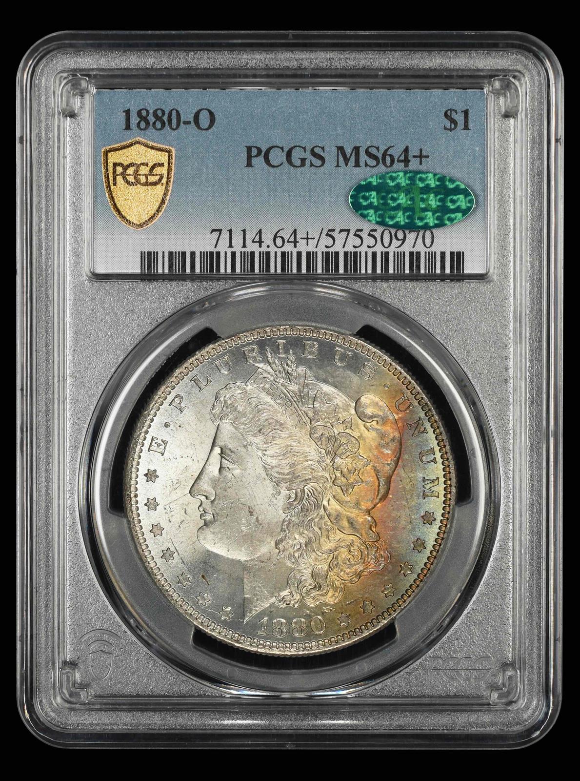 1880-O $1 PCGS MS 64+ CAC