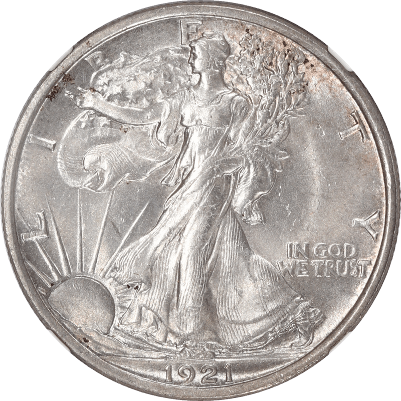 1921 Walking Liberty Half Dollar 50c NGC MS 62 