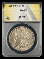 1894 O $1 ANACS EF45