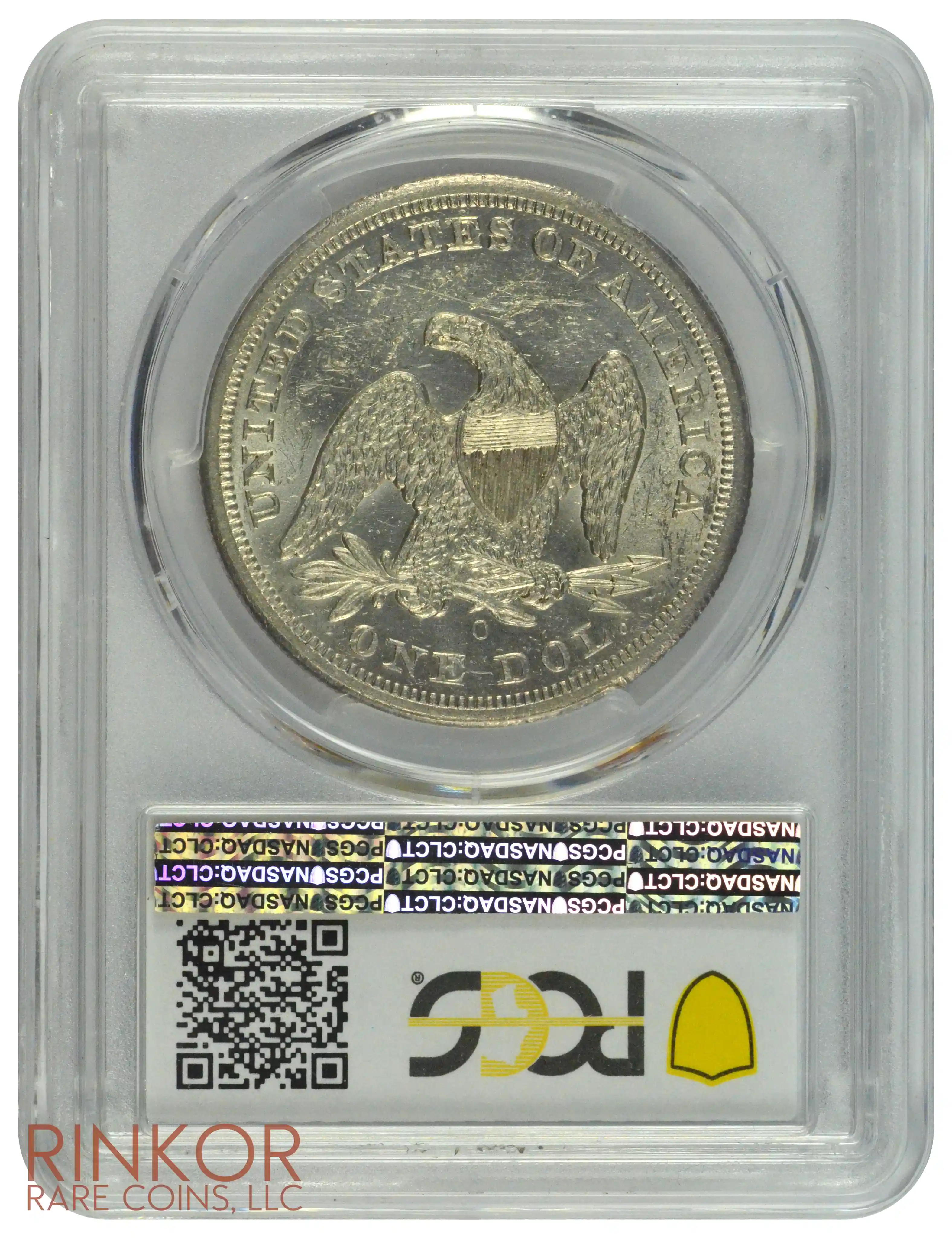 1859-O $1 PCGS MS 61