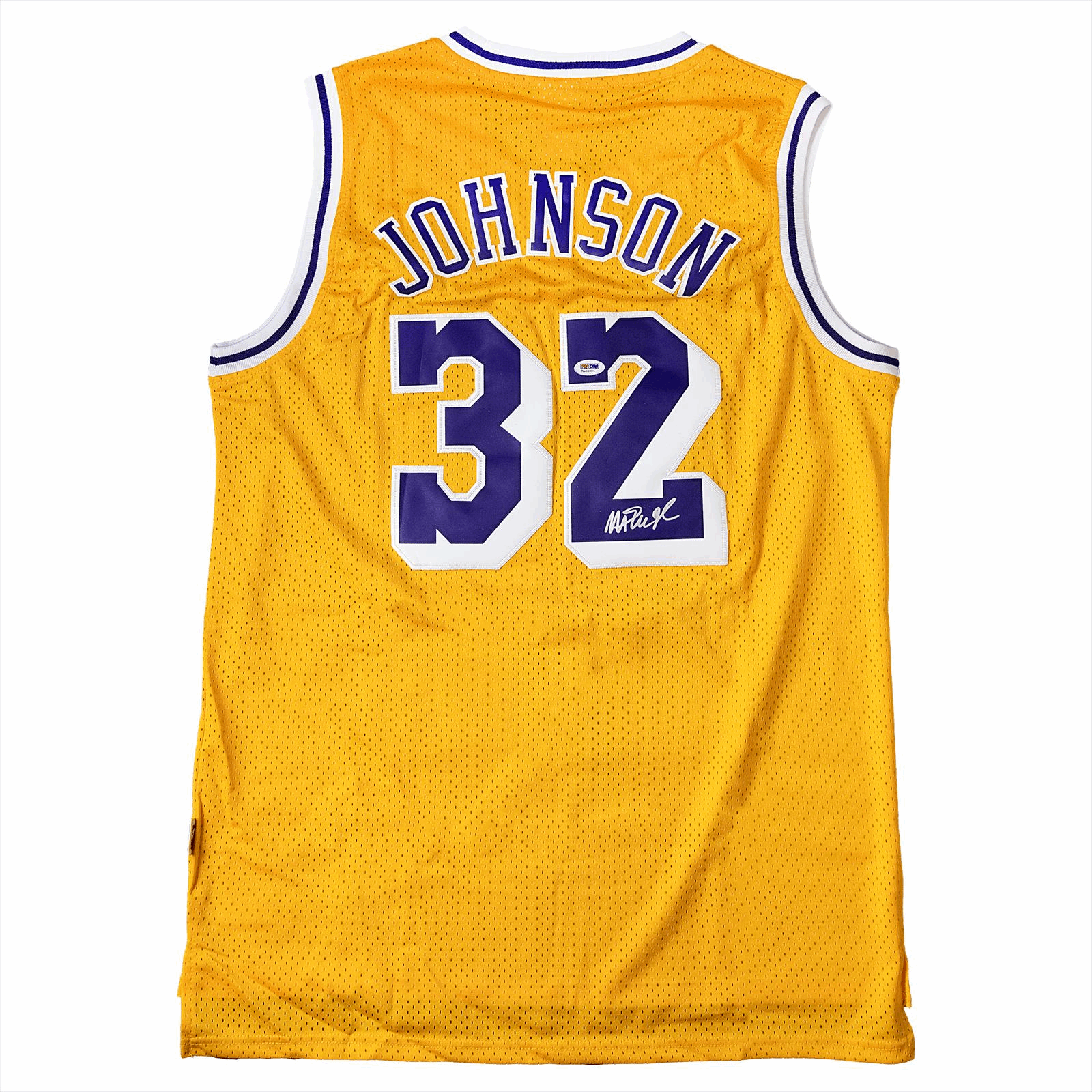 Magic Johnson Signed Lakers Adidas Jersey PSA Authentic 