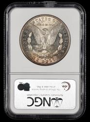 1884 S $1 NGC AU58