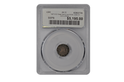 1867 3CS Three Cent Silver PCGS  (CAC) #3323-2 PR66+