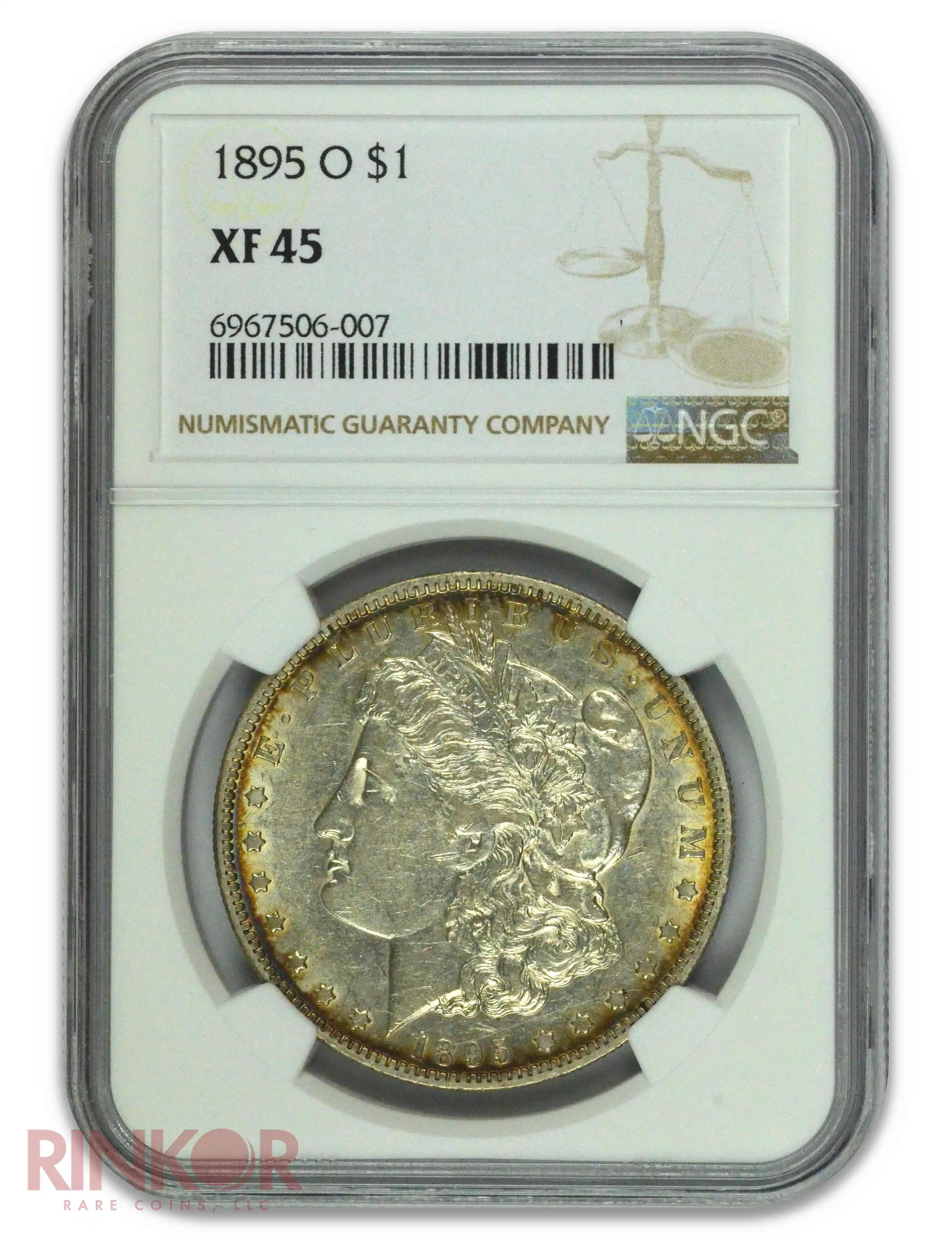 1895-O $1Morgan Dollar NGC XF-45