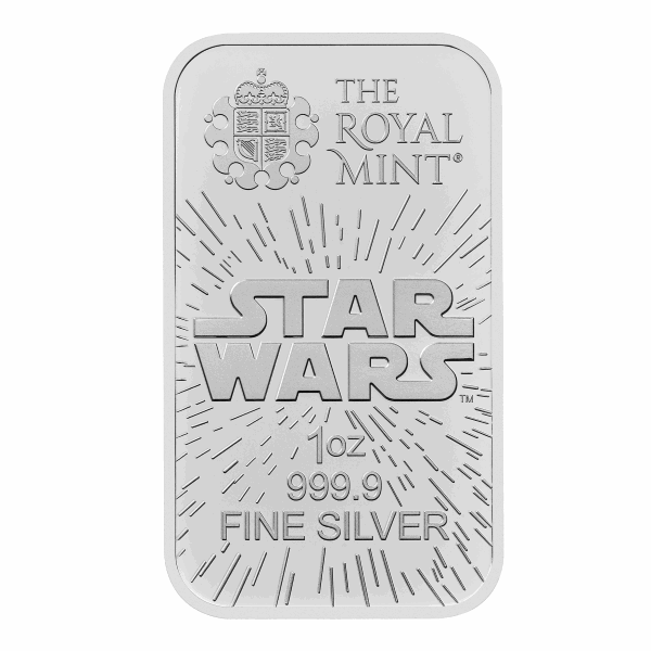 2024 1 OZ SILVER BAR STAR WARS LIGHT SIDE 