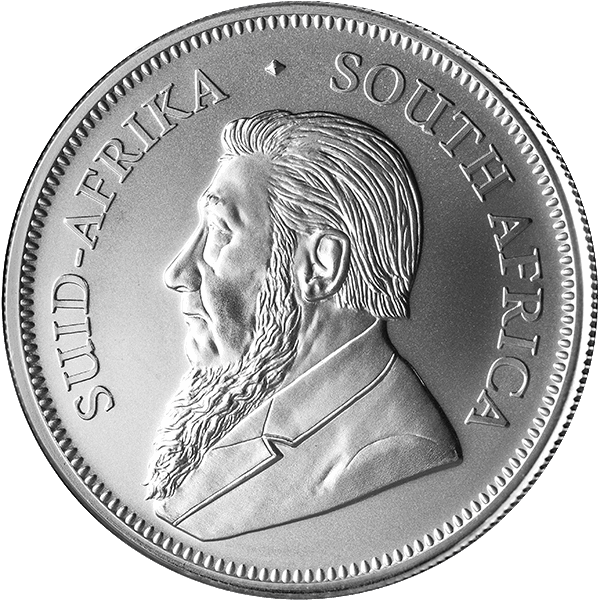 1 OZ SOUTH AFRICAN SILVER KRUGERRAND  Reverse