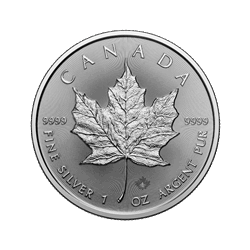 2025 1 OZ CANADIAN SILVER MAPLE LEAF 