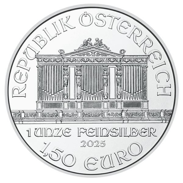 2025 1 OZ AUSTRIAN SILVER PHILHARMONIC 