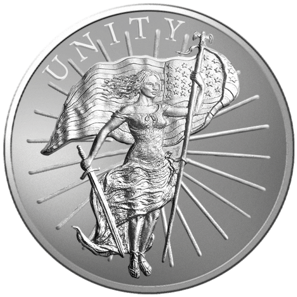 1 OZ SILVER ROUND UNITY 