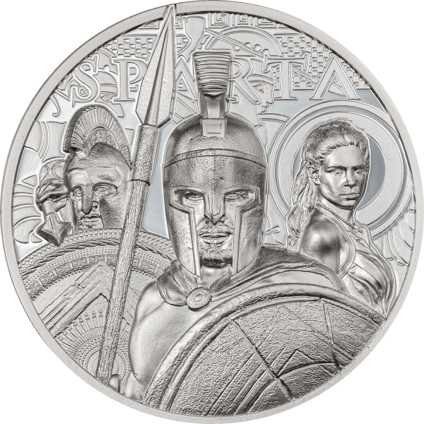 2023 1 OZ SILVER COOK ISLANDS SPARTA 