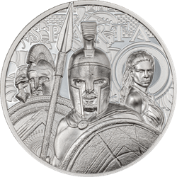 2023 1 OZ SILVER COOK ISLANDS SPARTA 