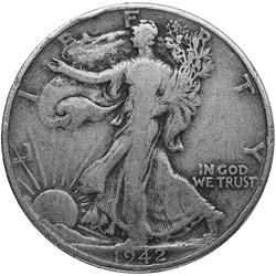 90% AMERICAN SILVER COINS - WALKERS 