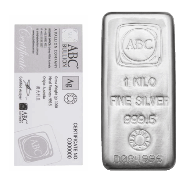 KILO SILVER BAR AUSTRALIAN BULLION COMPANY 2