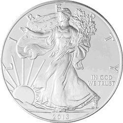 1 OZ  AMERICAN SILVER EAGLE 