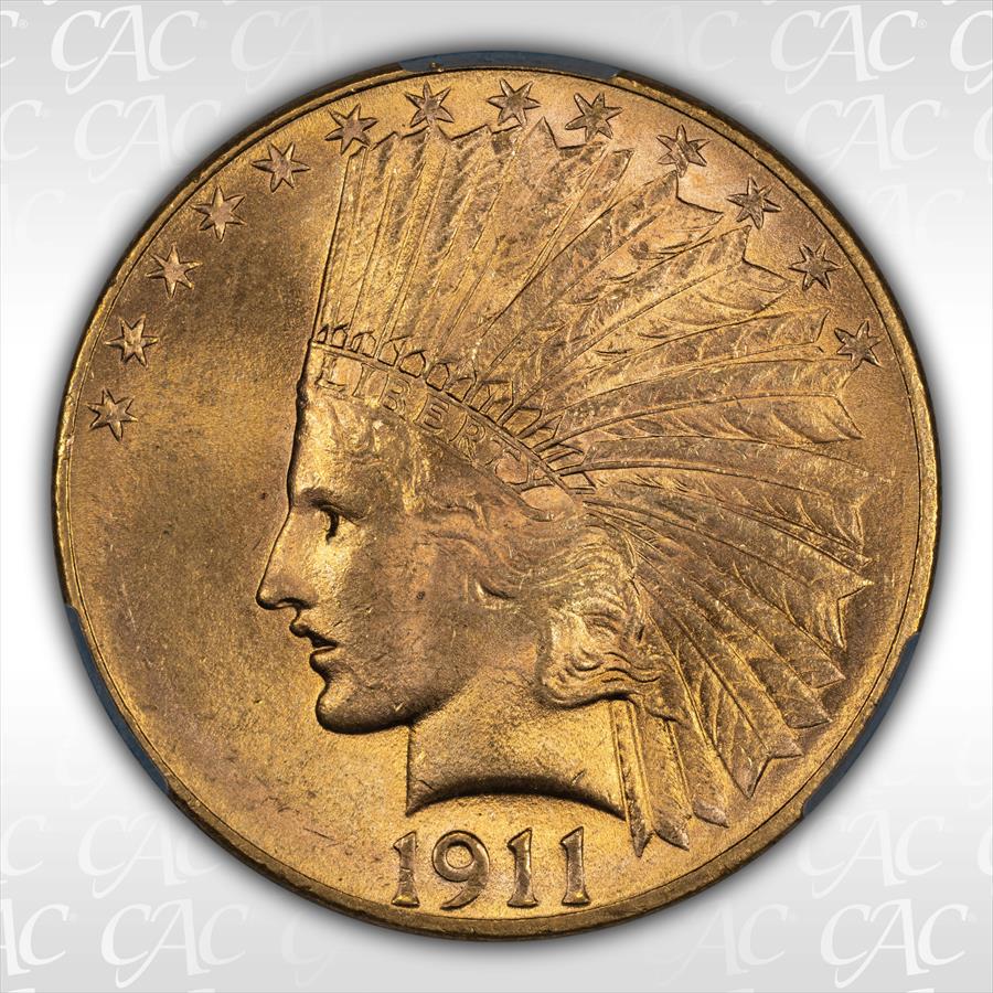 1911 $10 CACG MS65 