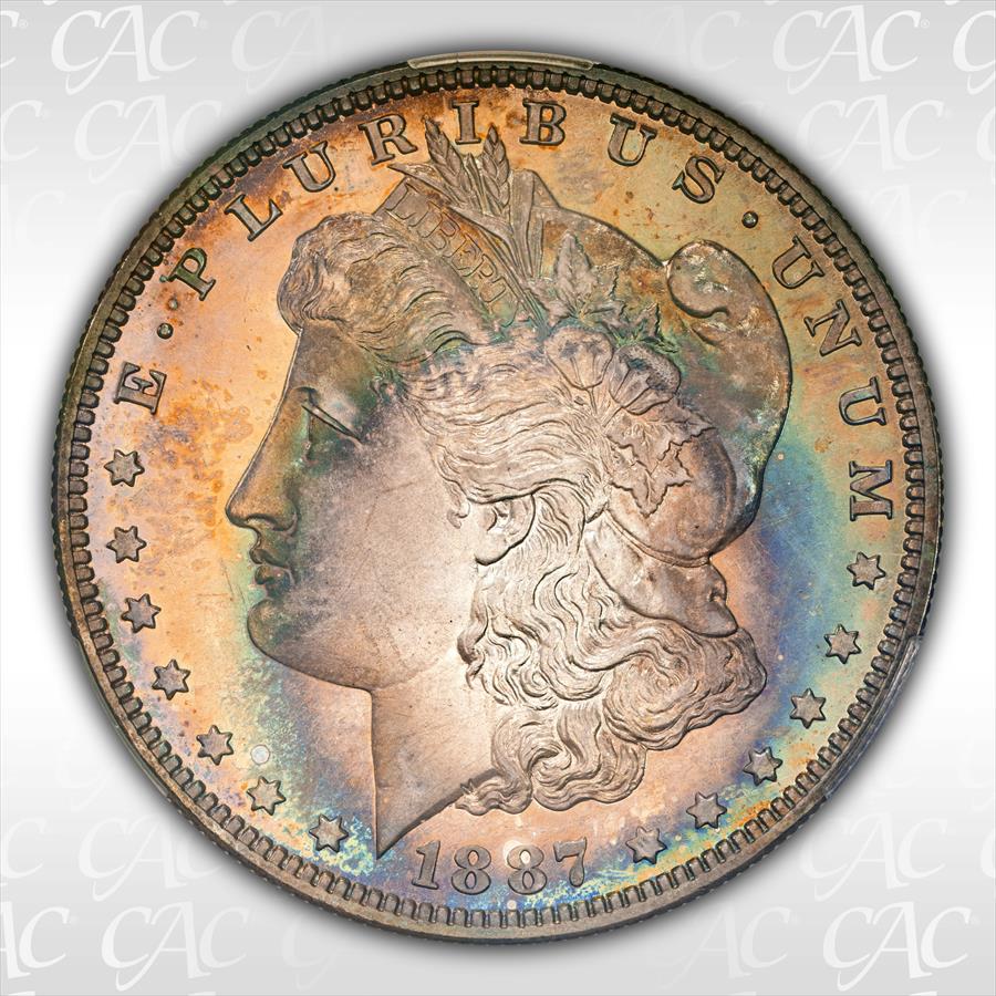 1887 $1.00 CACG PR67+ 