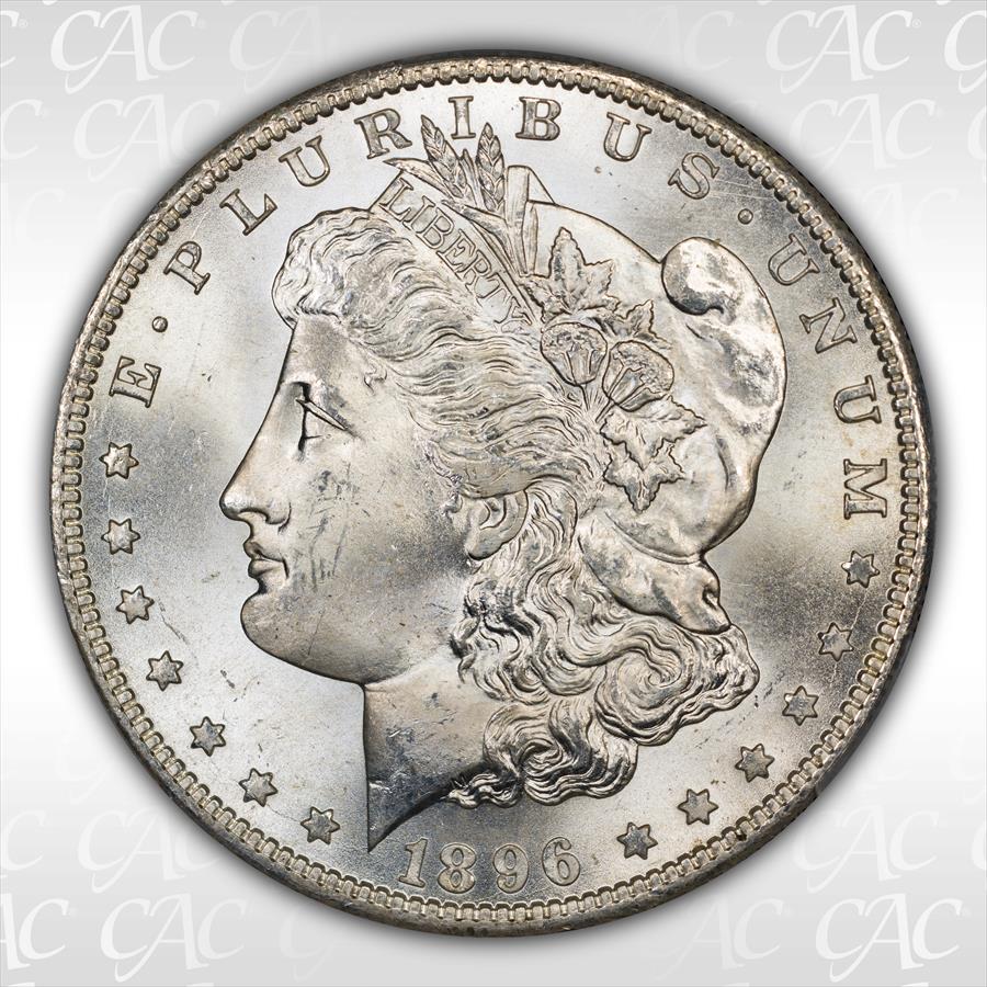 1896-S $1 CACG MS65 
