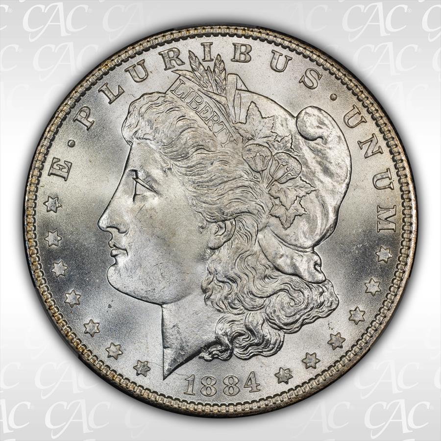 1884 $1 CACG MS67 