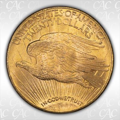 1911-S $20 CACG MS65 