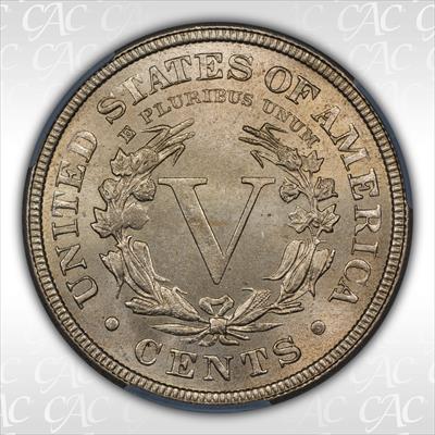 1883 5C With CENTS CACG MS66 